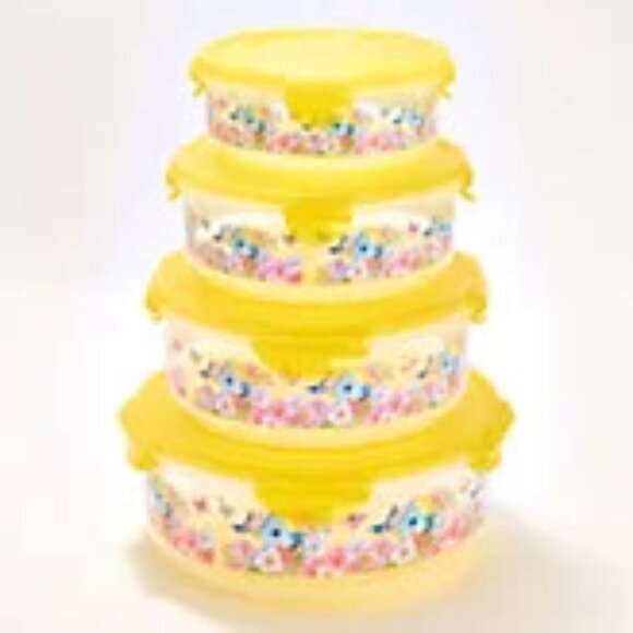 Lock 'n Lock Other - 🐥 SOLD!!! 🐥 Lock 'n Lock 4-Piece Nestable Spring Printed Canisters  - NEW